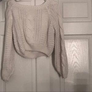 Cream colored sweater